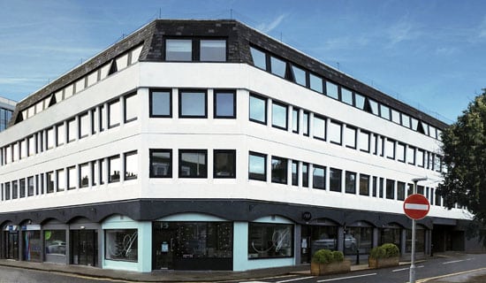 The outside of City Point in Aberdeen