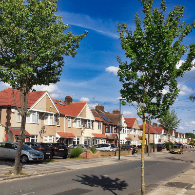 Residential housing in Bexley