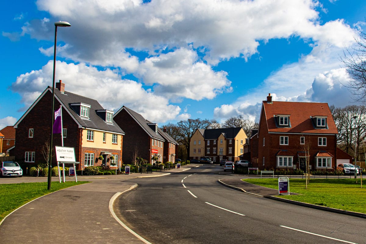 New housing at Forge Wood in Crawley