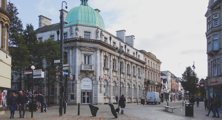 Frenchgate and Baxter Gate in Doncaster town centre