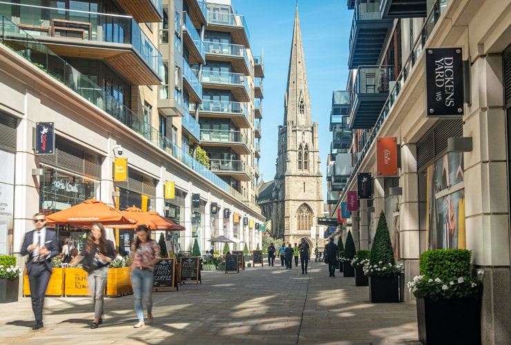 A new residential development in Ealing