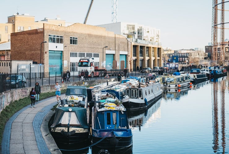 Waterside view in Haringey