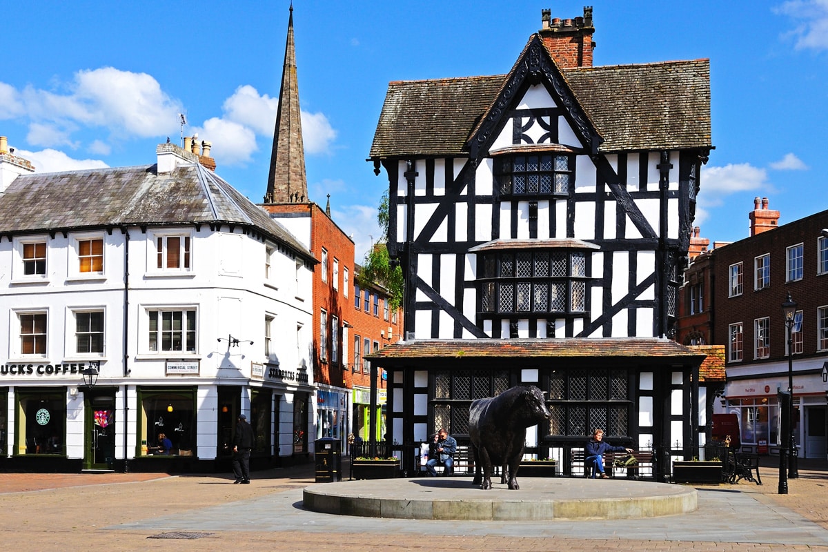 The Old House black and white timber building in Hereford