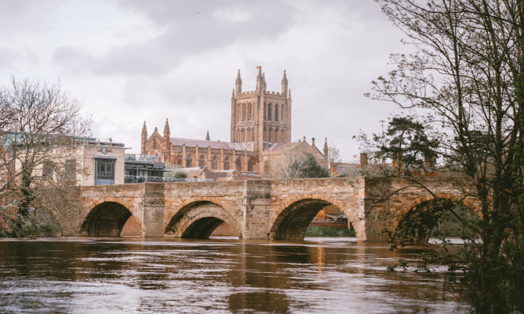 View of Hereford Cathedral