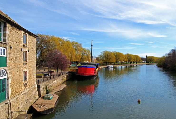 The River Nene in Peterborough