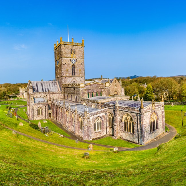St Davids Cathedral in Pembrokeshire