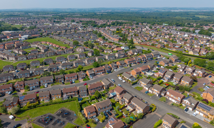 A housing estate near Sunderland