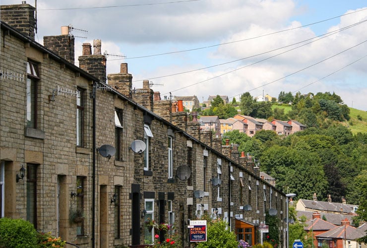 Mossley in the OL5 postcode of Tameside