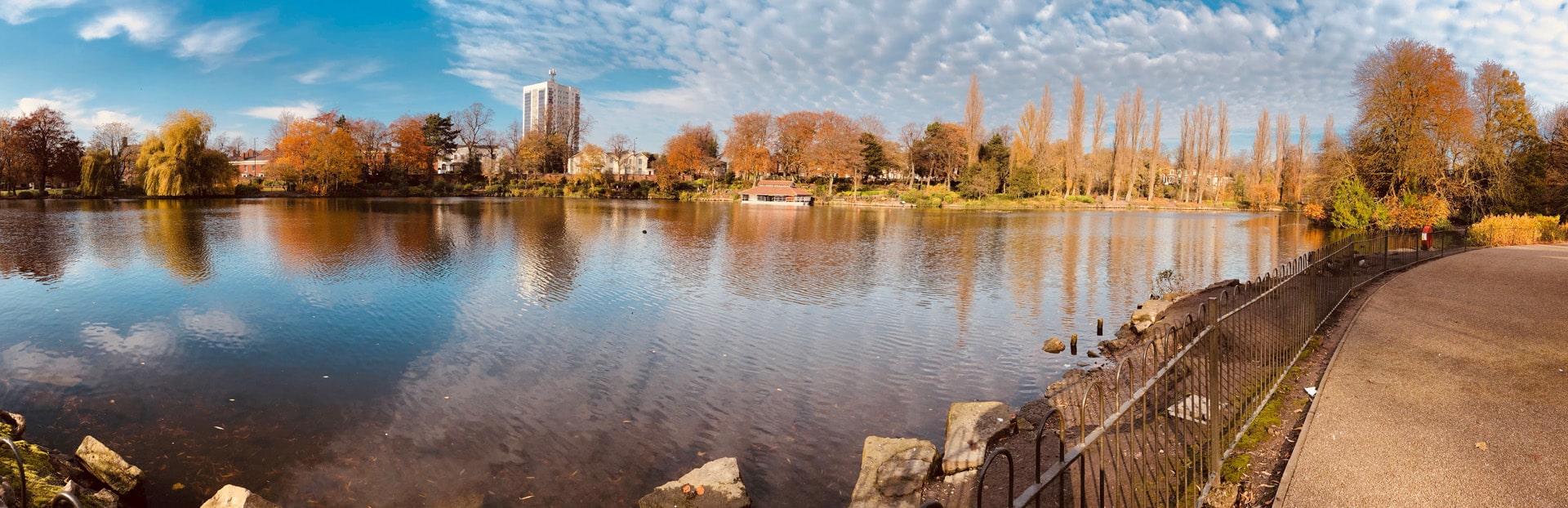 Hatherton Lake at Walsall Arboretum