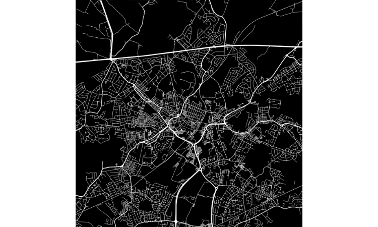Map of Warrington